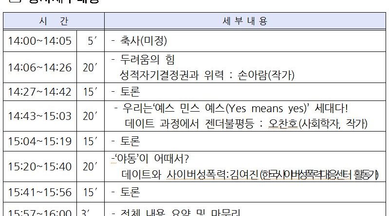 성평등 콘서트 서울시립대